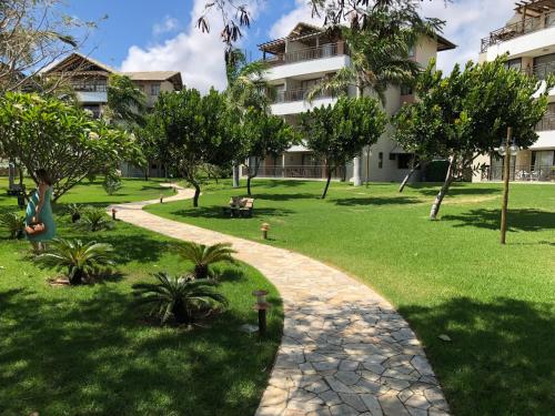 Jardín al aire libre en Beach Place Resort Residence