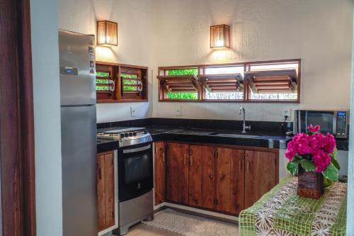 Dapur atau dapur kecil di Toca do Caranguejo