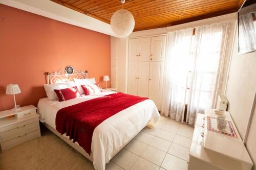 Postel nebo postele na pokoji v ubytování Apartment Kouros Delphi