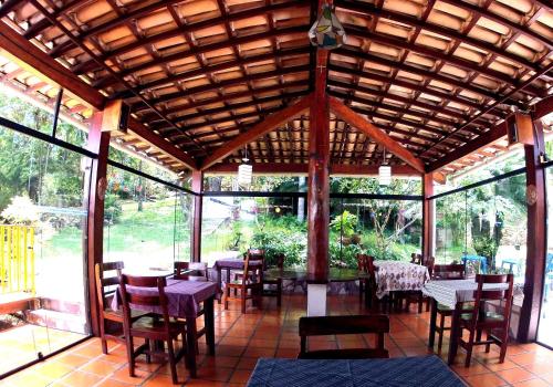 Restoran atau tempat lain untuk makan di Pousada Casa da Geleia