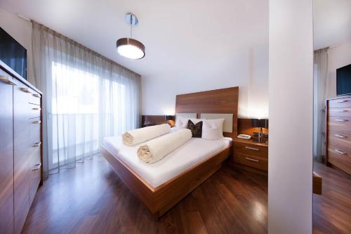 Postel nebo postele na pokoji v ubytování Hotel Valpudra