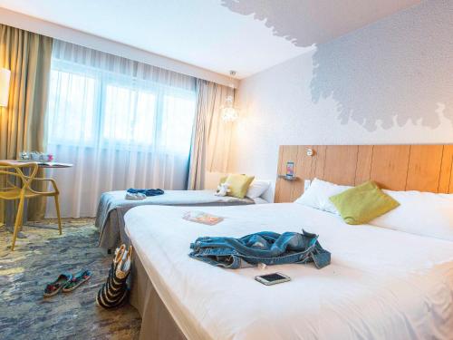 Katil atau katil-katil dalam bilik di ibis Styles Tours Sud