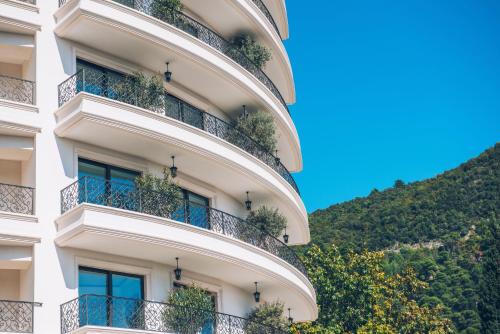 ホテルから撮影された、または一般的な山の景色