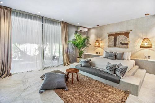Ruang duduk di Zenses Wellness and Yoga Resort - Adults Only