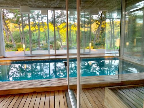 Πισίνα στο ή κοντά στο Casiopea Apart-Spa-Mar