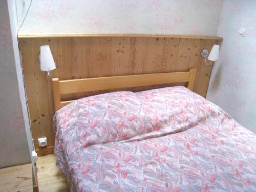 Postel nebo postele na pokoji v ubytování Appartement d'une chambre avec wifi a Gresse en Vercors a 2 km des pistes