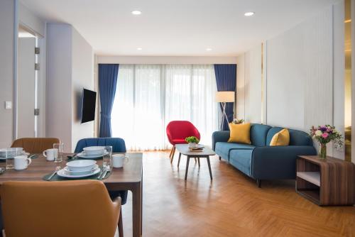Posezení v ubytování Amanta Hotel & Residence Sathorn