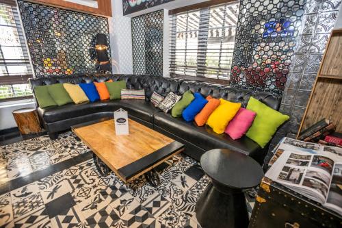 Χώρος καθιστικού στο Hotel Croydon