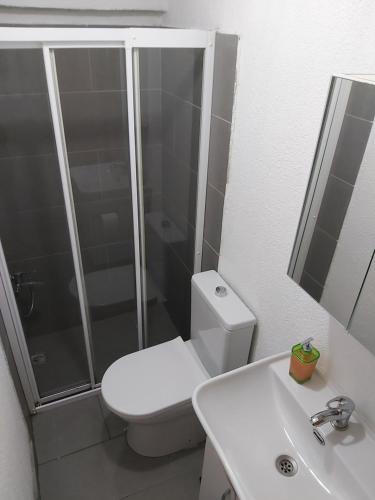 Koupelna v ubytování Rodos HAN
