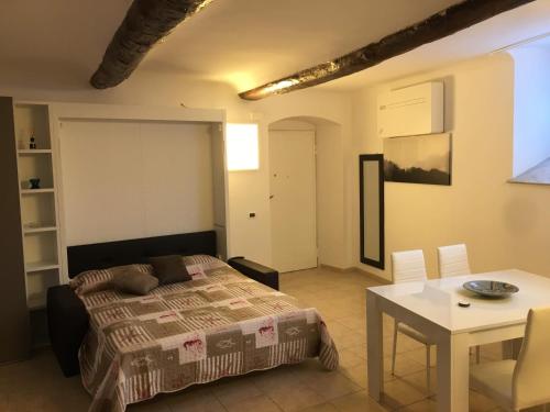 Ένα ή περισσότερα κρεβάτια σε δωμάτιο στο appartamento vacanze Breda