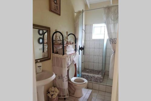 Koupelna v ubytování Comfort Suites