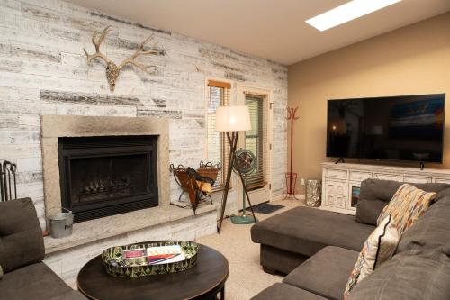 Posezení v ubytování Meadow Creek Condominiums