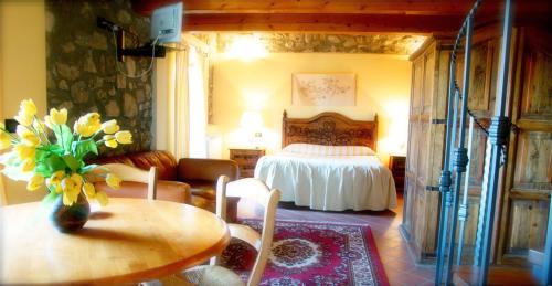 Postel nebo postele na pokoji v ubytování Locanda Ristorante Gavarini
