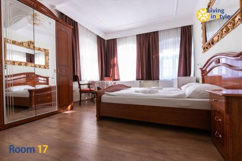 Postel nebo postele na pokoji v ubytování Living inStyle