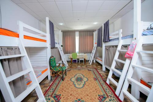 Postel nebo postele na pokoji v ubytování Topchan