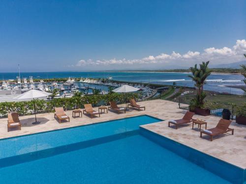 Bazén v ubytování Las Villas Marina Pez Vela nebo v jeho okolí