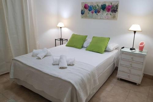 Ένα ή περισσότερα κρεβάτια σε δωμάτιο στο Alquiler Temporario Junin