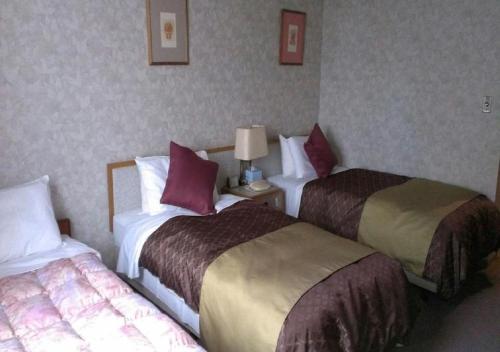 เตียงในห้องที่ skyhotel uozu / Vacation STAY 59595
