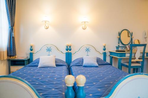Ένα ή περισσότερα κρεβάτια σε δωμάτιο στο Yiannis Apartments