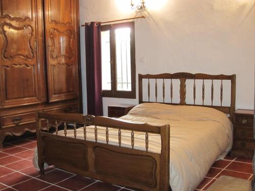 מיטה או מיטות בחדר ב-Mas Miraflors