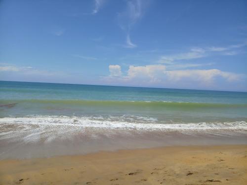 a view of the ocean from the beach at Serendiva Beach in Wadduwa