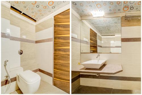 Koupelna v ubytování Dhuri Resort