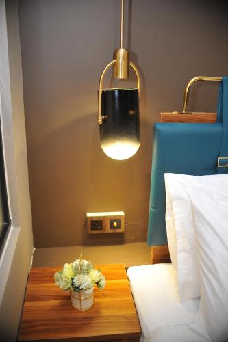 Ένα ή περισσότερα κρεβάτια σε δωμάτιο στο Skye Hotel Sunway