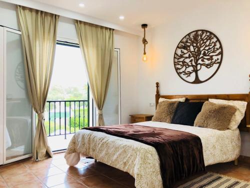 Postel nebo postele na pokoji v ubytování Villas2meet Mallorca