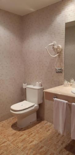 
Een badkamer bij Hotel Torre Monreal
