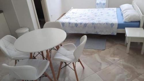 Ένα ή περισσότερα κρεβάτια σε δωμάτιο στο Nautical style studio