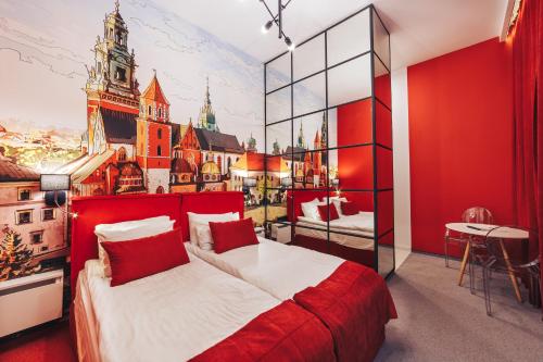 Postel nebo postele na pokoji v ubytování Cities Gallery Apart-hotel