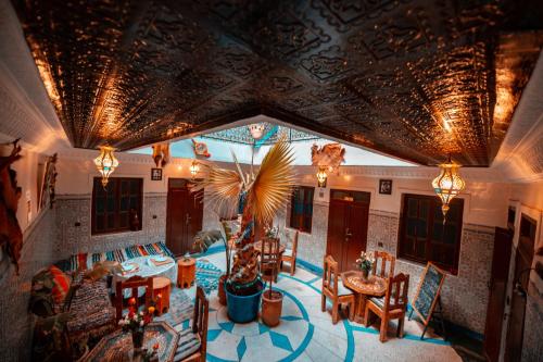 Restauracja lub miejsce do jedzenia w obiekcie Riad Assou