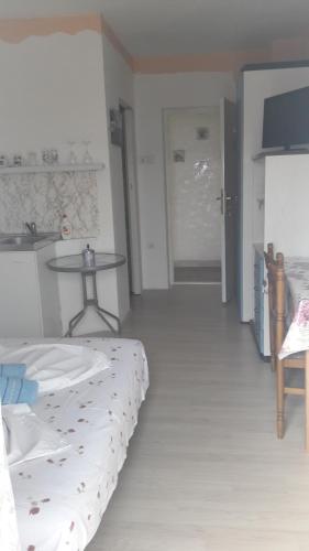 Postel nebo postele na pokoji v ubytování Marijanka
