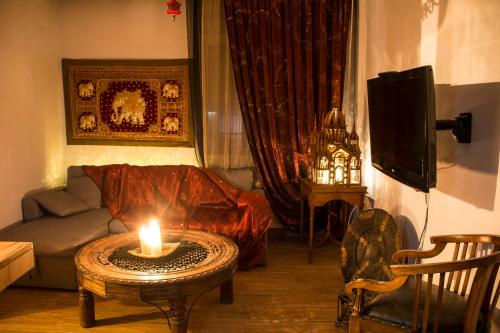 Posezení v ubytování Dharma Luxury & Spa Apartment