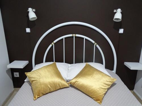 Ένα ή περισσότερα κρεβάτια σε δωμάτιο στο Apartment My Home