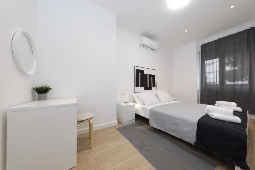 Posteľ alebo postele v izbe v ubytovaní Idassa bridge apartments