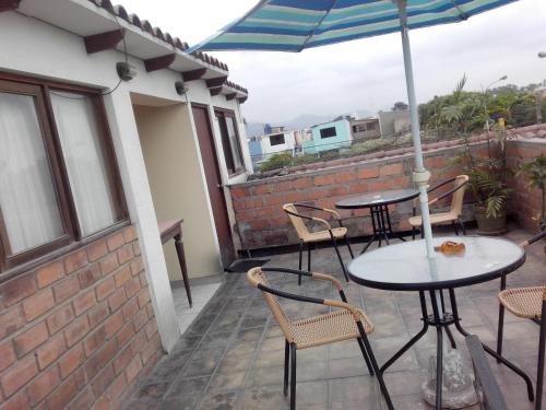 Balkon ili terasa u objektu Habitación amoblada en Surco, Lima, Peru