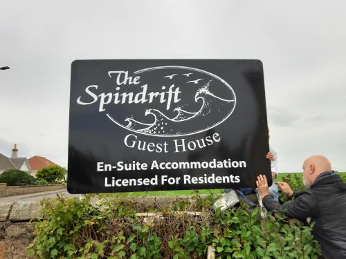 Certifikát, hodnocení, plakát nebo jiný dokument vystavený v ubytování The Spindrift Guest House