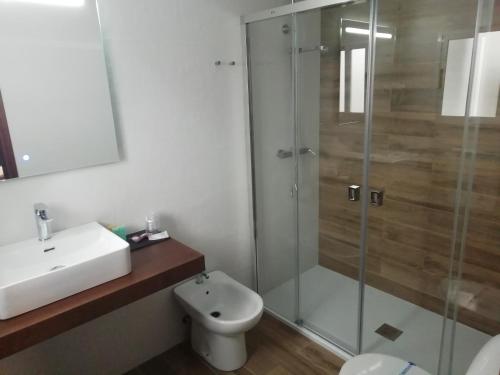 Kúpeľňa v ubytovaní Hotel Montearoma
