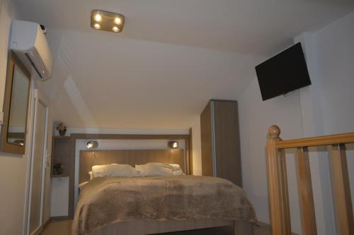 Cama o camas de una habitación en Port Villa