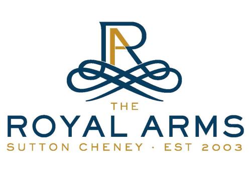 a new logo for the royal arms auction charity est at The Royal Arms Hotel in Sutton Cheney