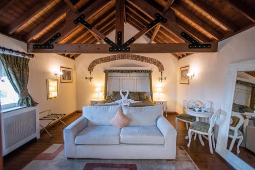 A seating area at The Royal Arms Hotel 