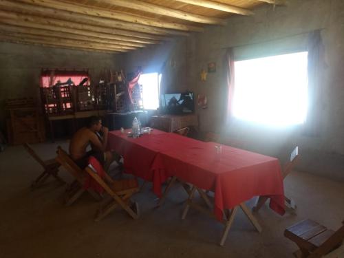 Dining area sa campsite