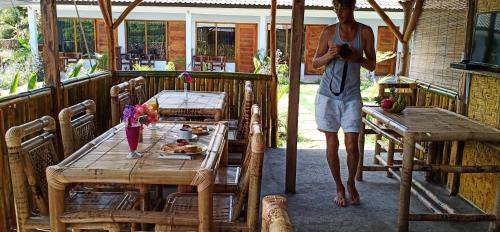 Restaurace v ubytování Elisa Homestay Areguling