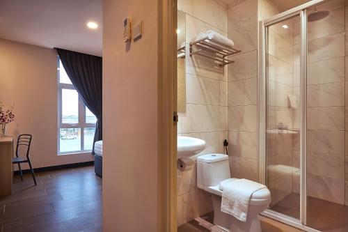 Koupelna v ubytování ZONE Hotels, Telok Panglima Garang
