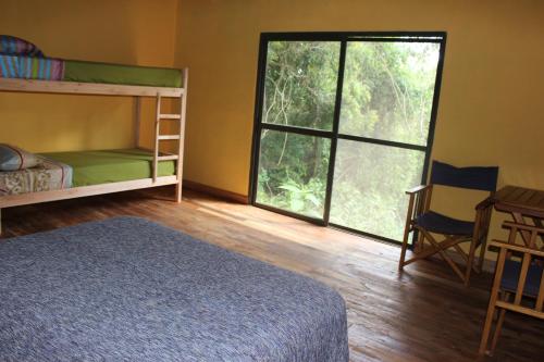 Yateí-house tesisinde bir ranza yatağı veya ranza yatakları