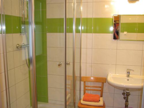 Et badeværelse på Gasthof Zentral