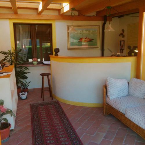 Χώρος καθιστικού στο Hotel-Motel70