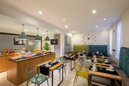 Nhà bếp/bếp nhỏ tại Viminale View Hotel