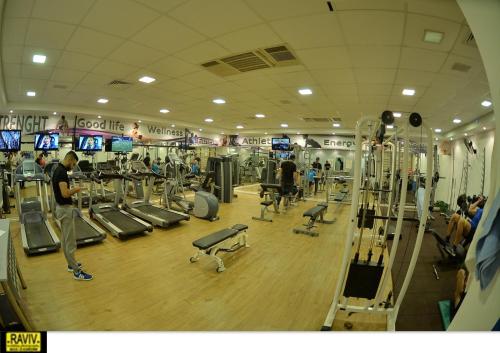 Fitness centrum a/nebo fitness zařízení v ubytování Liz suite